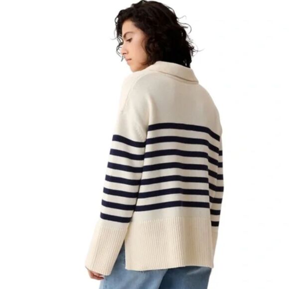 Gap Women's Striped V-Neck Sweater Size Large Casual & Stylish GUC - Picture 6 of 14